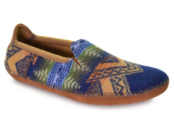 Printed Merino Wool Slipper